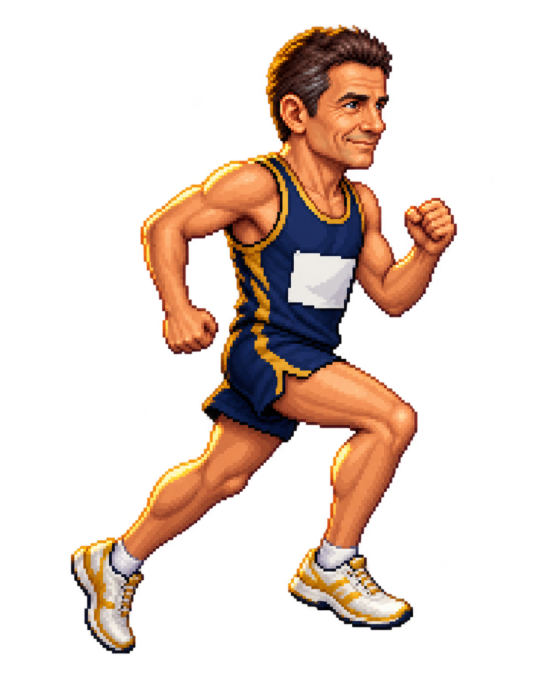 Lisnard en tenue de marathonien sur la Croisette